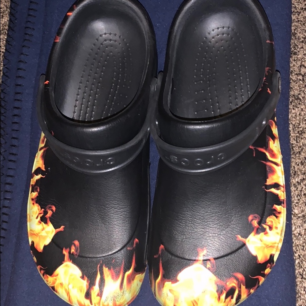 Flame style Crocs
